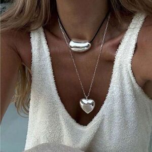 Boho heart necklace S651